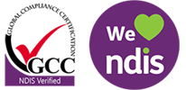 NDIS Verified and Love Logo